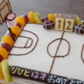 デコレーションケーキ バスケット部の子供へ レシピ 作り方 By ゆかぽん 楽天レシピ デコレーションケーキ バスケット部の子供へ レシピ 作り方 By ゆかぽん 楽天レシピ
